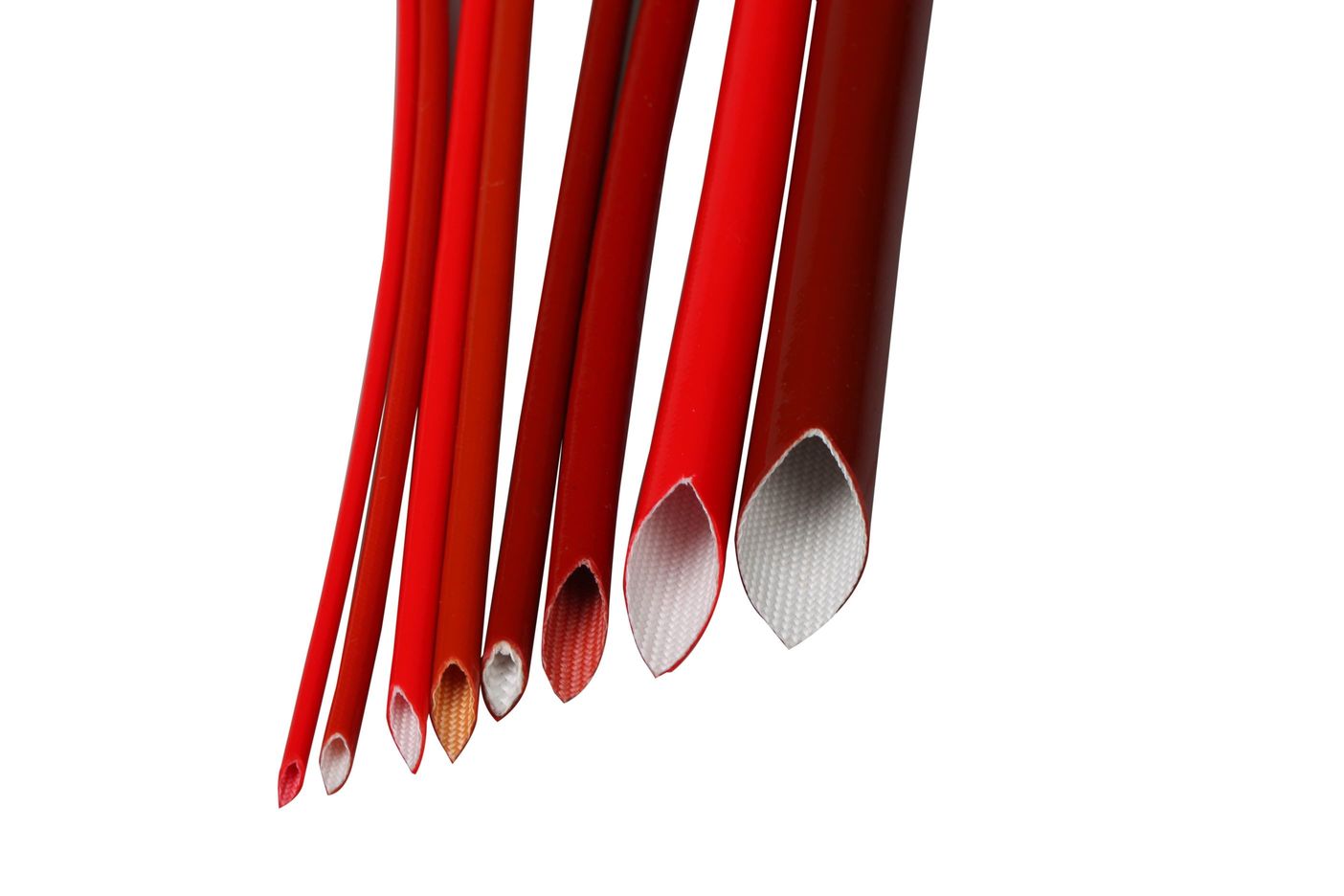 What are the product features of Glass fiber high -stick silicon rubber sleeve?